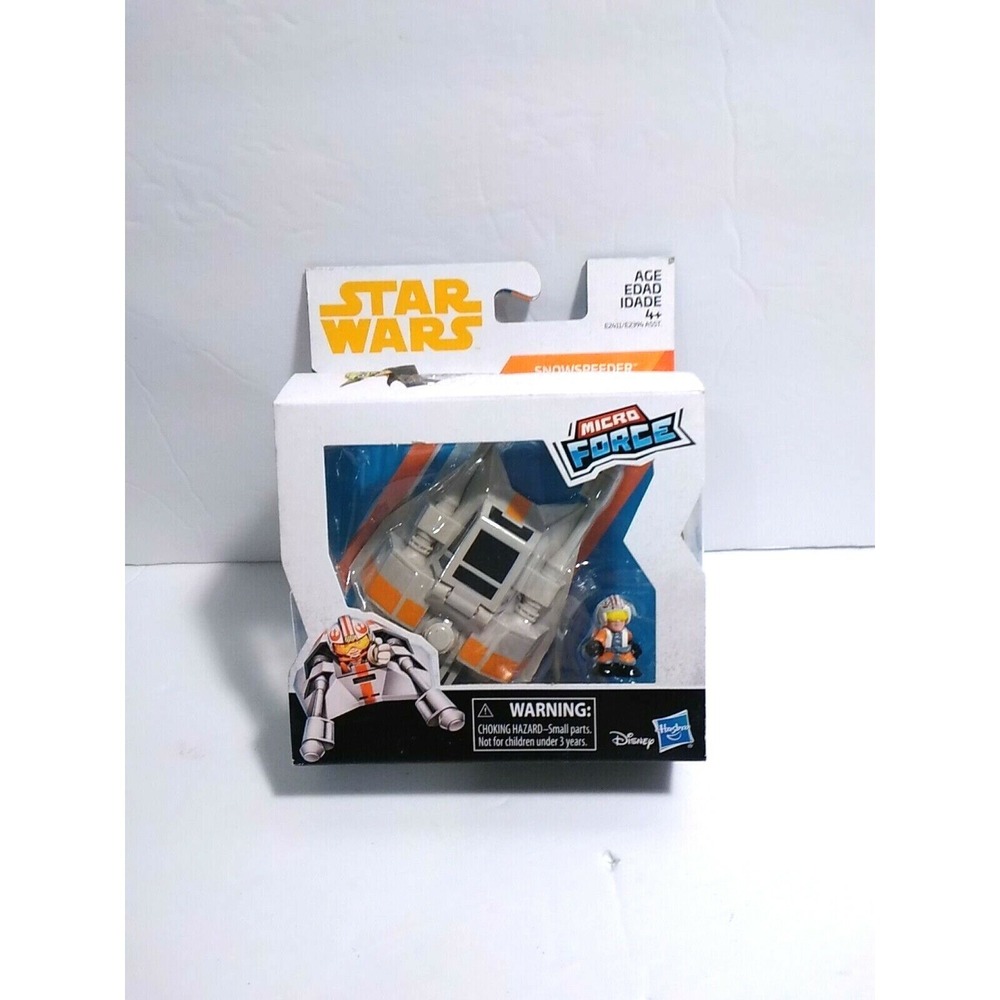 Star Wars Snowspeeder Micro Force Luke Skywalker Disney Hasbro Figure E2411